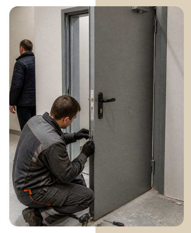 Ремонт противопожарной двери в Новочеркасске по цене 6652 р. | ДвериЛегко-Нвч