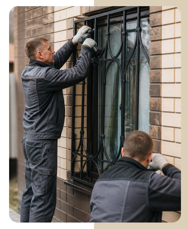 Установка решеток в дом в Новочеркасске по цене от 3582 р. | ДвериЛегко-Нвч